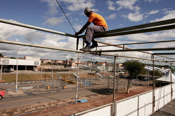 Eunapolis Bahia Brezilya Haziran 2010 Eunapolis Şehrinde Sao Pedro Onuruna — Stok fotoğraf