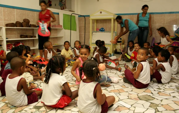 Salvador Bahia Brazil March 2007 Children Seen Day Care Center — Stock Photo, Image