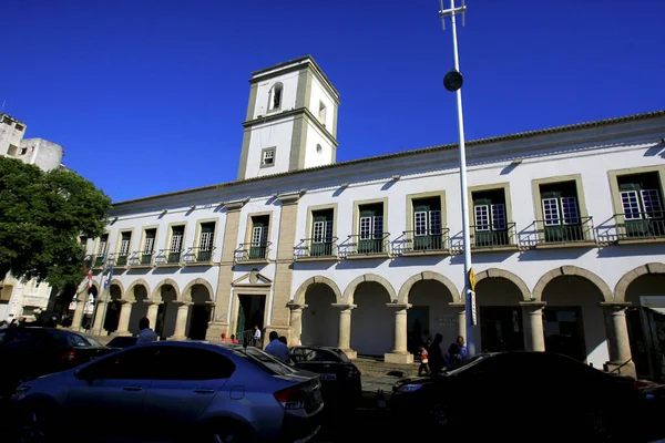 Salvador Bahia Brasil Febrero 2014 Vista Del Ayuntamiento Salvador — Foto de Stock