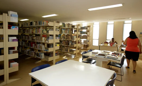 Salvador Bahia Brazil Mei15 2017 Uitzicht Centrale Bibliotheek Van Staat — Stockfoto