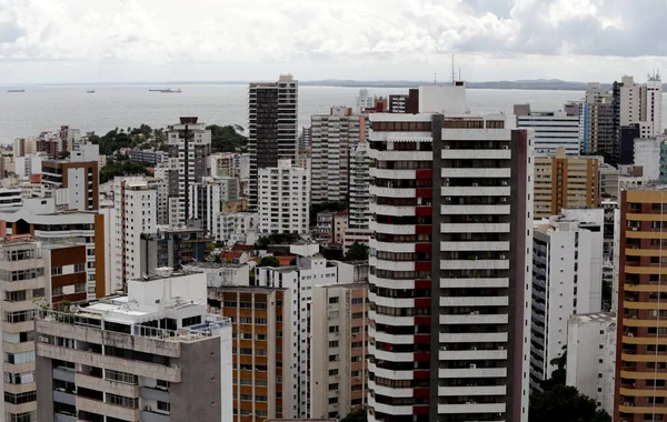 Salvador Bahia Brasil Marzo 2017 Vista Aérea Edificios Residenciales Barrio —  Fotos de Stock