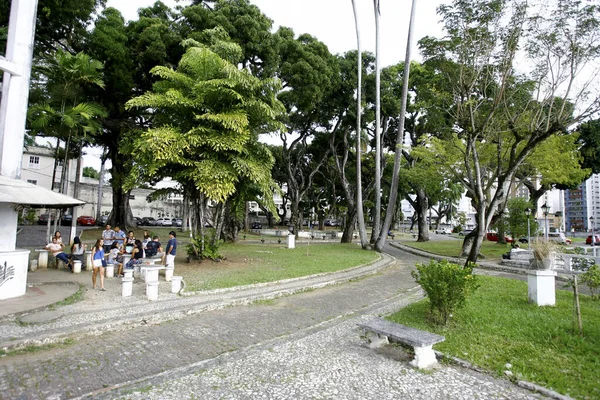 Salvador Bahia Brasil Septiembre 2014 Vista Del Passeio Público Ciudad — Foto de Stock