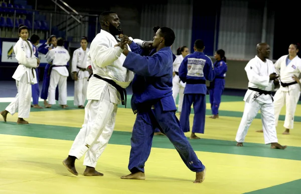 Lauro Freitas Bahia Brazil Lipca 2016 Judo Sportowiec Kubańskiej Drużyny — Zdjęcie stockowe