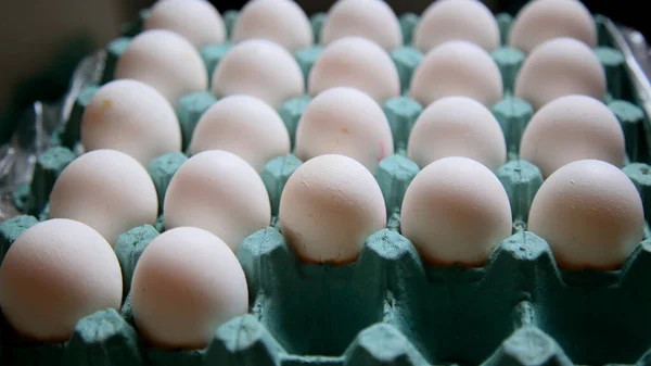 Salvador Bahia Brazil Απριλίου 2020 Αυγά Κότας Που Αποθηκεύονται Μια — Φωτογραφία Αρχείου