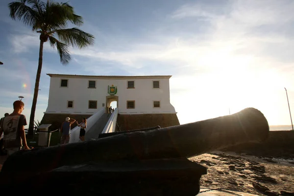 Salvador Bahia Brazil Mei 2016 Uitzicht Het Fort Van Santa — Stockfoto