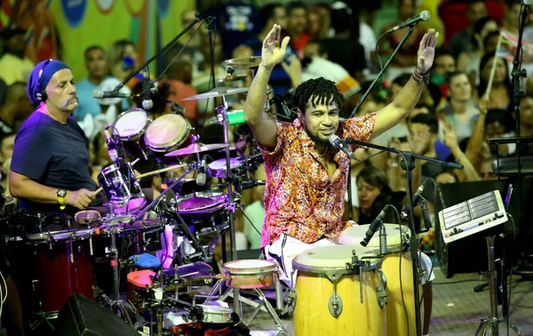 Salvador Bahia Brazil 2018 Február Alavonte Band Seen Performance Carnival — Stock Fotó