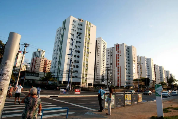 Salvador Bahia Brazil Май 2016 Вид Жилые Дома Районе Imbui — стоковое фото
