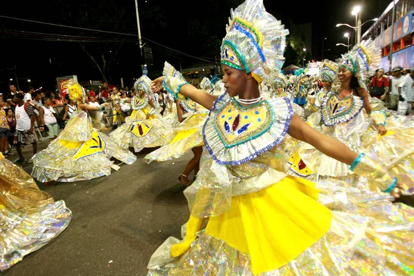 Salvador Bahia Brezilya Şubat 2015 Salvador Daki Karnaval Kutlamaları Sırasında — Stok fotoğraf