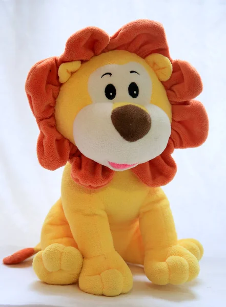 Salvador Bahia Brazil May 2020 Plush Lion Toy — Stock Photo, Image