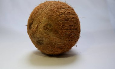 Salvador, Bahia / Brezilya - 19 Mayıs 2020: Kuru Hindistan cevizi. 