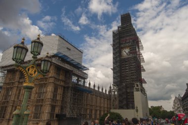 Londra 'daki Big Ben restorasyonda..