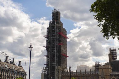 Londra 'daki Big Ben restorasyonda..