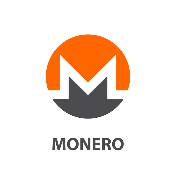 Monero XMR cryptocurrency blockchain technology. Vector illustration ...