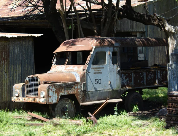 Veículo Ferroviário Antigo Abandonado — Fotografia de Stock