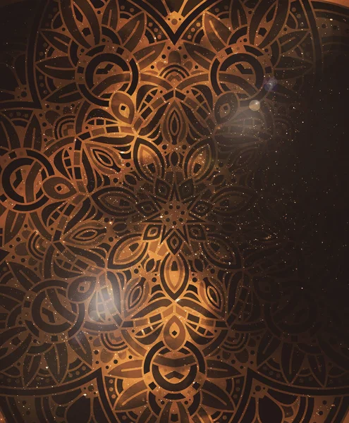 Mandala duvar kâğıdı, boho tarzı iz sürücü. Etnik süs geçmişi. Millet, meditasyon tasarımı. Renkli kıvrımlı şekil.