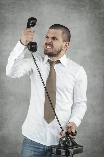 What kind of phone it is Stock Photo