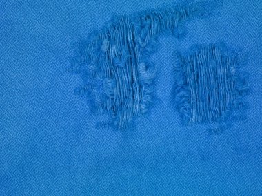 Mavi jeans, yakın çekim