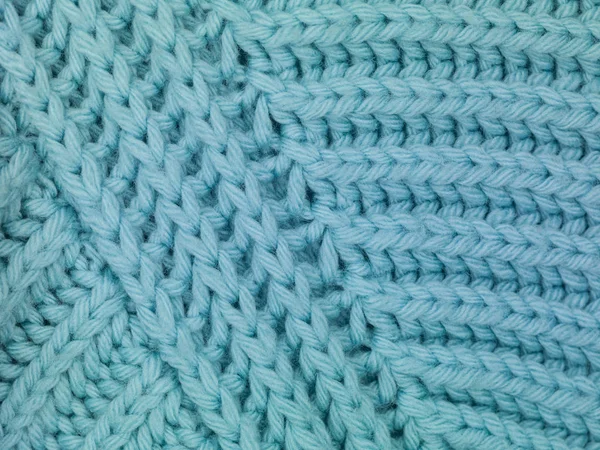 Niebieski sweter, połączyć z bliska — Zdjęcie stockowe