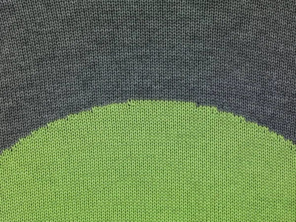 Zielony i szary tło tkaniny, z bliska — Zdjęcie stockowe