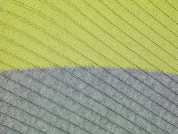 Green and grey fabric background, close up — Stock Photo, Image