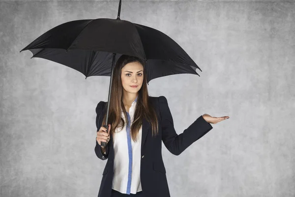 Woman from insurance company — Stock Photo, Image