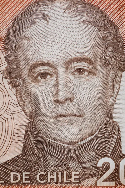 Andres Bello portresi Şili para birimi cinsinden