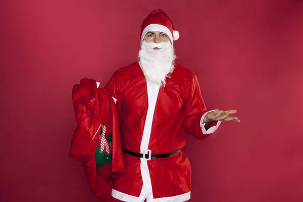 Santa Claus es impotente por falta de regalos — Foto de Stock