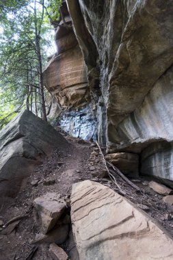 eteklerinde taş, Drakensberg, Güney Afrika