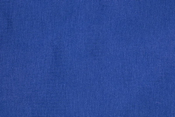 Niebieskiej tkaniny, zbliżenie na wzór — Zdjęcie stockowe