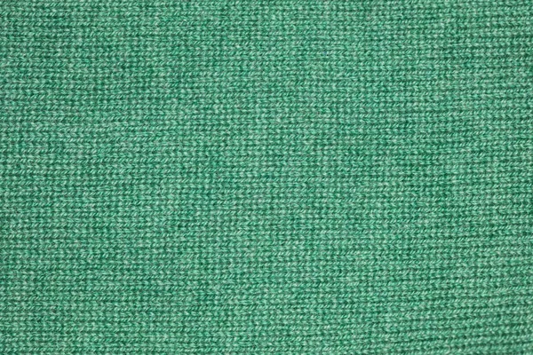 Green fabric, closeup for pattern — Stock Photo, Image