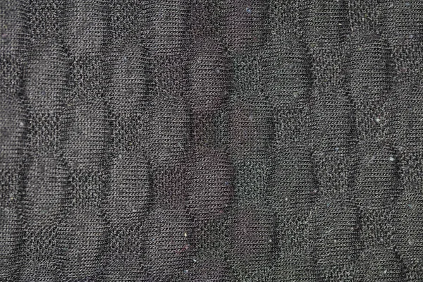 Grey knitting wool texture background, close up — Stock Photo, Image