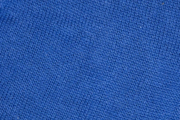 Blue fabric, texture for backgrounds, close up — Stock Photo, Image