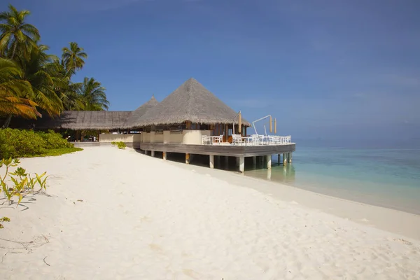 Holiday home complex in the Maldives — Stock Photo, Image