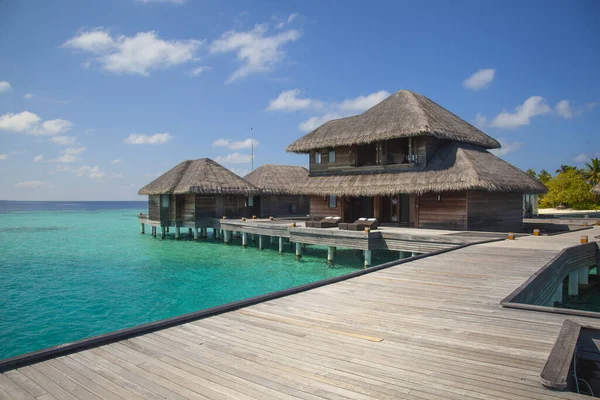 Комплекс домов отдыха на Мальдивах — стоковое фото