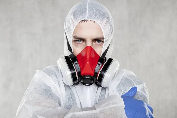 Doctor Complete Protective Suit — Stock Photo, Image