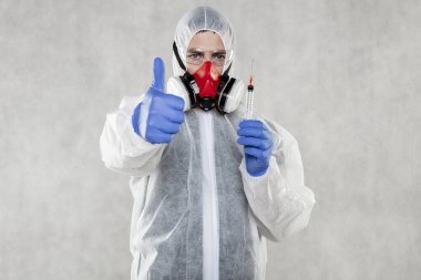 Virolog test ve aşılar için hazır.