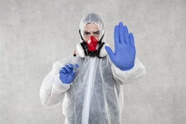 Virolog test ve aşılar için hazır.
