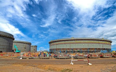 Petrol depolama tankı yapımı