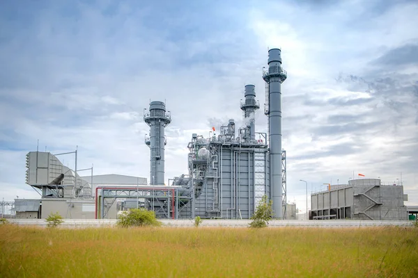 Centrale Elettrica Produzione Industriale Energia Elettrica — Foto Stock