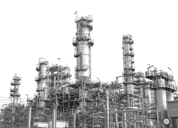 Indústria Refinaria Petroquímica — Fotografia de Stock