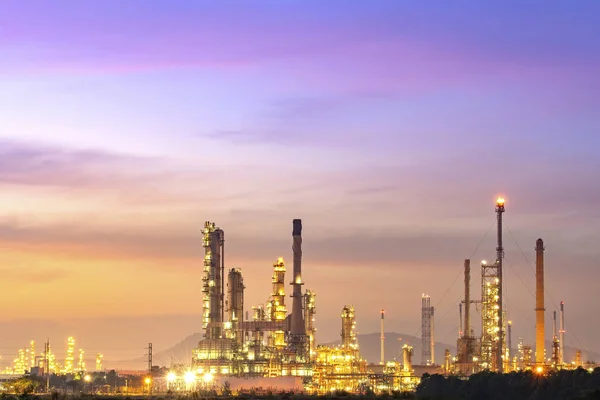 Refinaria Industrial Petróleo Gás — Fotografia de Stock