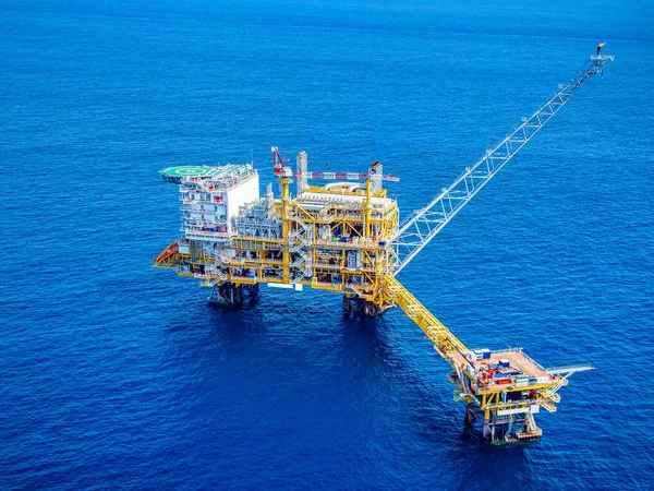 Offshore Olieplatform Rig — Stockfoto