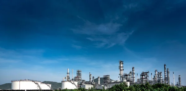 Zona Refinaria Industrial Petróleo Gás Detalhe Equipamento Aço Oleoduto Com — Fotografia de Stock