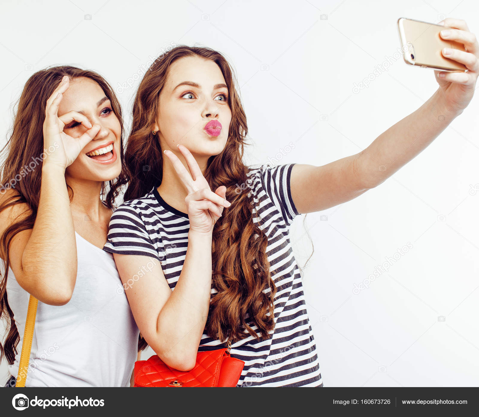 Group Four Teenage Friends Posing Selfie Stock Photo 271471268 |  Shutterstock