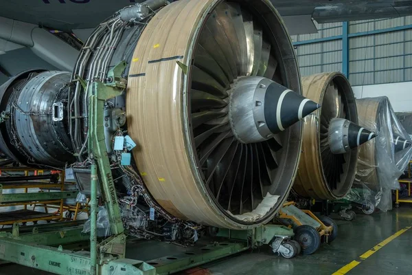 Motor de turbina a gás . — Fotografia de Stock