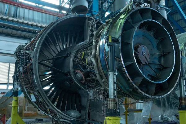 Motor de turbina a gás . — Fotografia de Stock