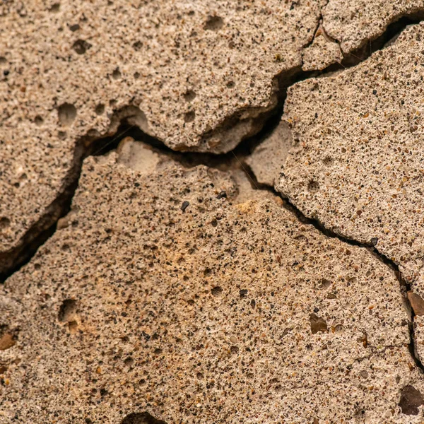 Knäckt betong struktur närbild. Abstrakt cementbakgrund — Stockfoto