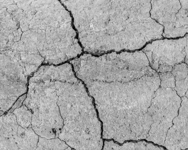 Soyut çimento arka planı. Çatlak beton dokusu yakın plan..