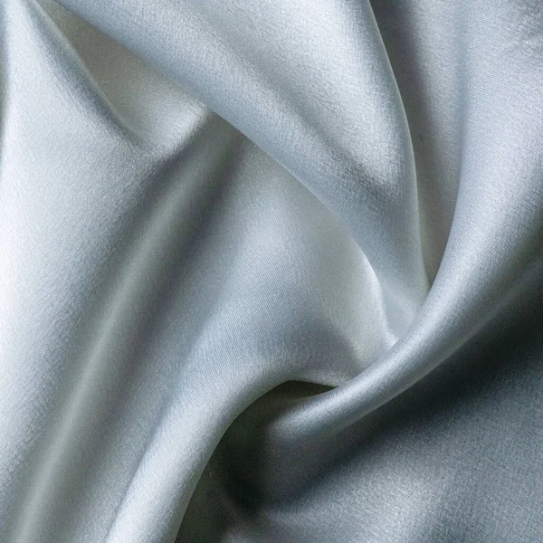 Textura de fondo Lujoso de seda blanca lisa o tela de satén —  Fotos de Stock