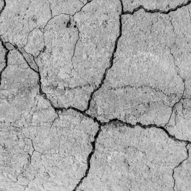 Soyut çimento arka planı. Çatlak beton dokusu yakın plan..